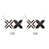 NOLYN Deoksugung series window flower necklace, double-sided black agate, light luxury and versatile style, 925 silver Application Scenario